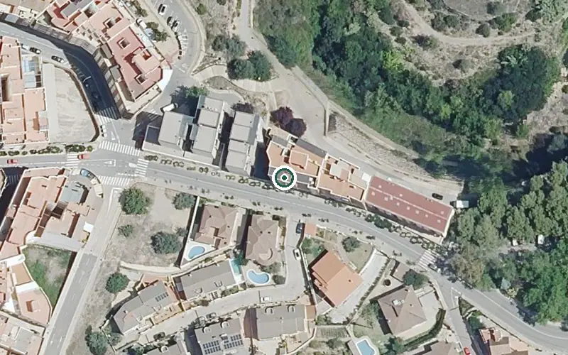Vista aérea de la ubicación de Centro de Día de L'alcora