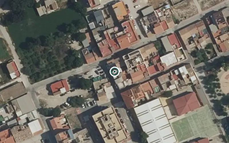 Vista aérea de la ubicación de Residencia de Ancianos Ciudad de Murcia