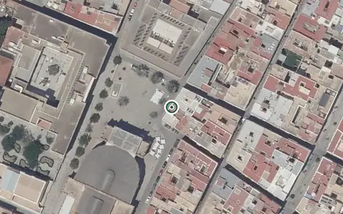 Vista aérea de la ubicación de Centro Residencial para Mayores Fragela