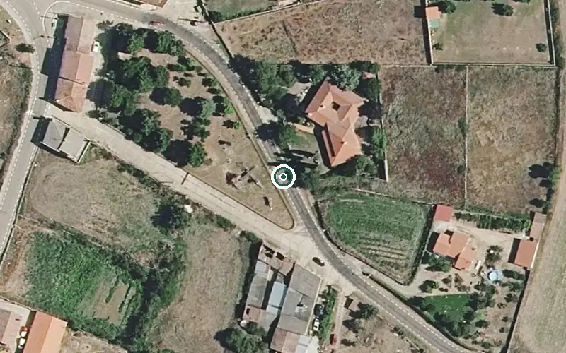 Vista aérea de la ubicación de Residencia para Personas Mayores la Laguna