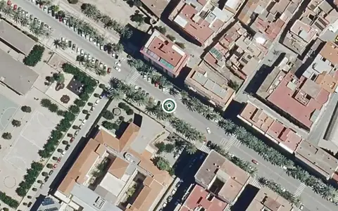 Vista aérea de la ubicación de Centro Residencial para Personas Mayores Hogar Santa Teresa Jornet de Alzira
