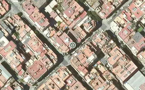 Vista aérea de la ubicación de Centre de dia Verge de la Mercè