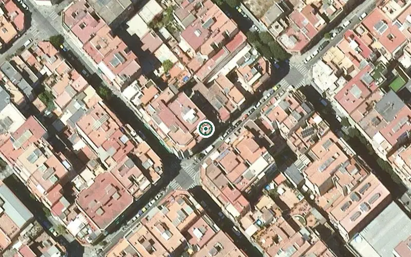 Vista aérea de la ubicación de Centre de dia Verge de la Mercè