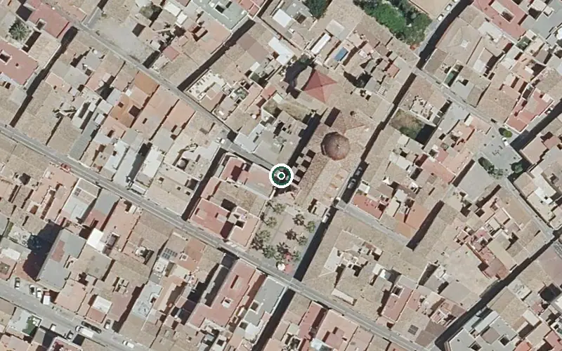 Vista aérea de la ubicación de Residencia y Centro de Día P.m.d. de Manises