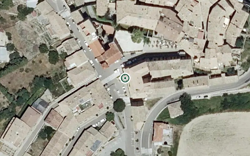 Vista aérea de la ubicación de Residencia Manuela Pérez de Biel