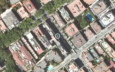 Vista aérea de la ubicación de Residència Assistida DomusVi Bonanova
