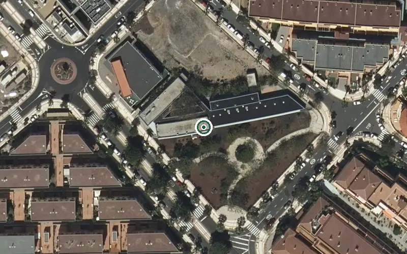 Vista aérea de la ubicación de Residencia y Centro de Día de Adeje