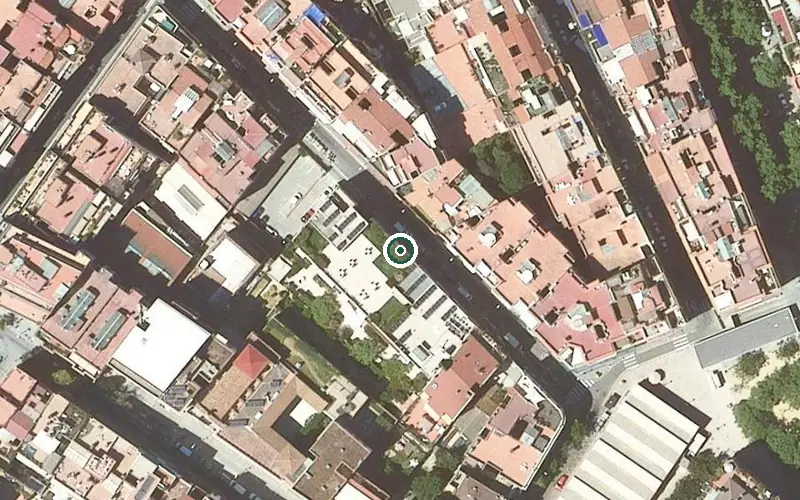 Vista aérea de la ubicación de Residencial Sant Gervasi Parc