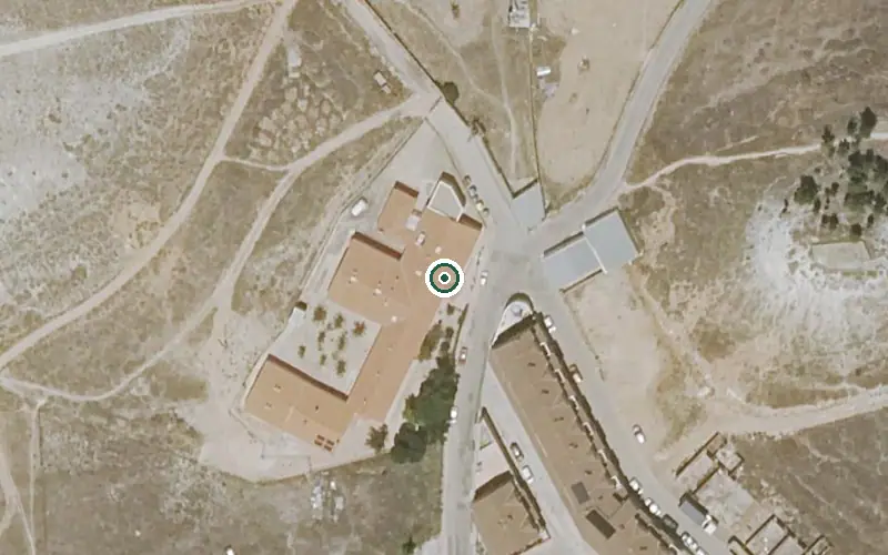 Vista aérea de la ubicación de Residencia de Mayores Municipal Huerta de Valdecarabanos