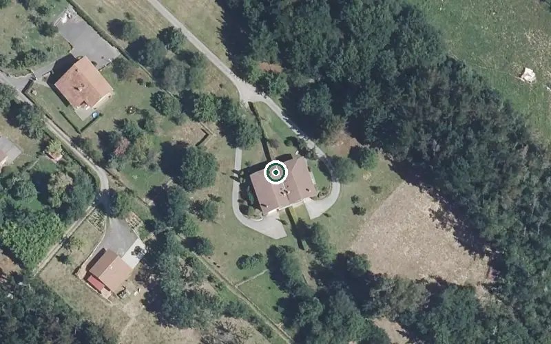 Vista aérea de la ubicación de Residencia Bizia Gatika Egoitza