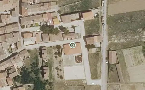 Vista aérea de la ubicación de Vivienda de Mayores de Santo Domingo de Moya