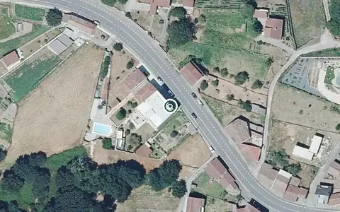Vista aérea de la ubicación de Fogar Residencial de Dacon
