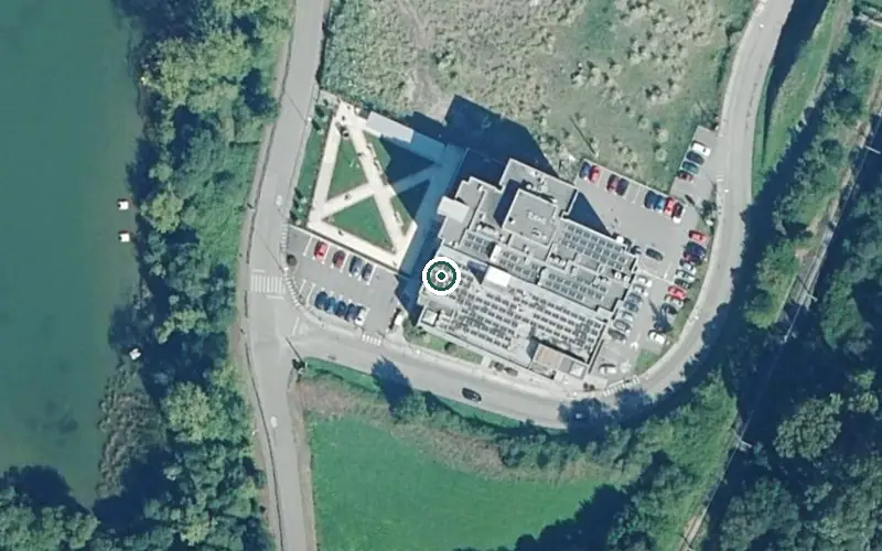 Vista aérea de la ubicación de Mejora Residencial