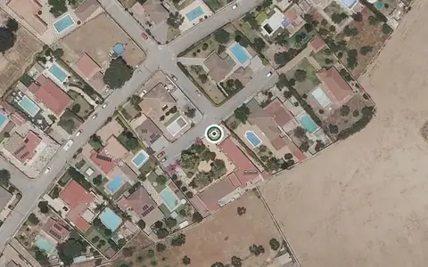 Vista aérea de la ubicación de Centro Residencial para Mayores Santa Ángela