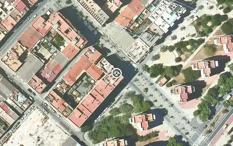 Vista aérea de la ubicación de Icària residencial