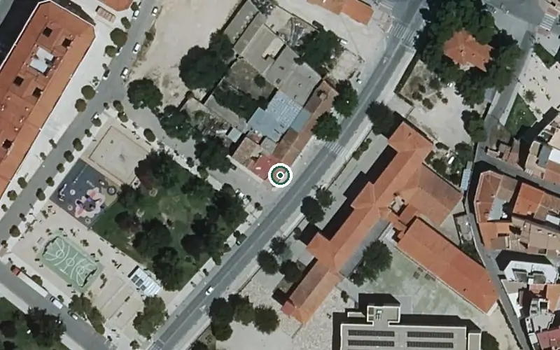 Vista aérea de la ubicación de Centro de Día los Alamos de Santa Gema