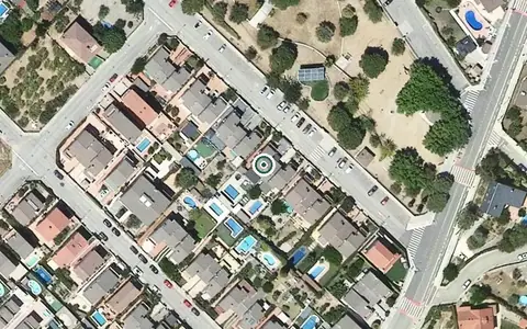 Vista aérea de la ubicación de Vitalia Sant Andreu centre per a gent gran