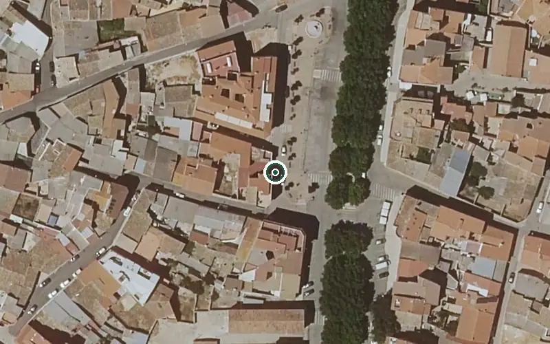Vista aérea de la ubicación de Centro de Día de Motilla del Palancar