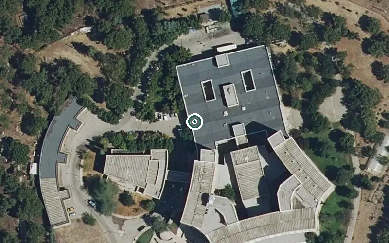 Vista aérea de la ubicación de Residencia Villaviciosa de Odón