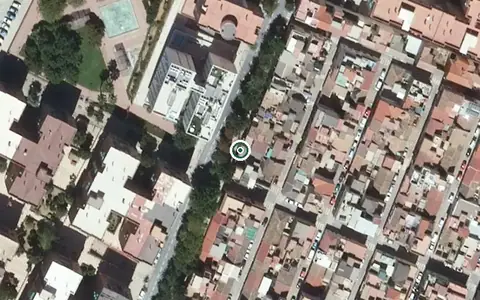 Vista aérea de la ubicación de Centro de Día para Mayores el Zaidín