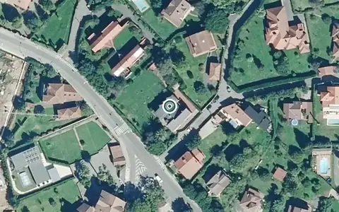 Vista aérea de la ubicación de Residencial Villa de Somió