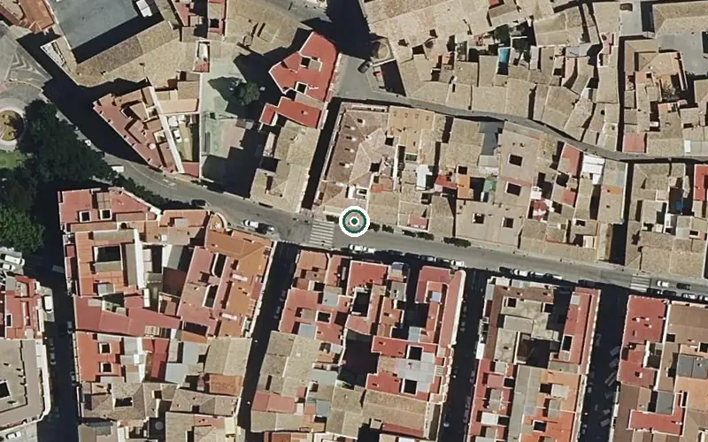 Vista aérea de la ubicación de Residencia Mixta Centro Geriátrico la Morenica