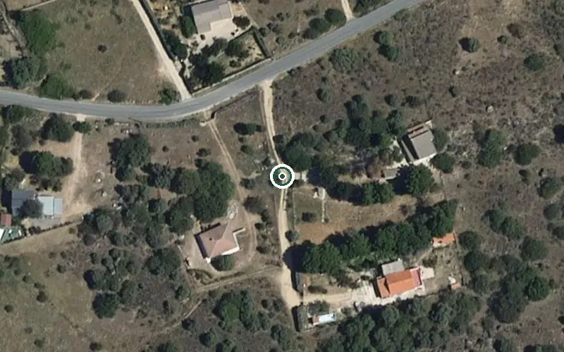Vista aérea de la ubicación de Residencia de Personas Mayores San Antonio de Padua