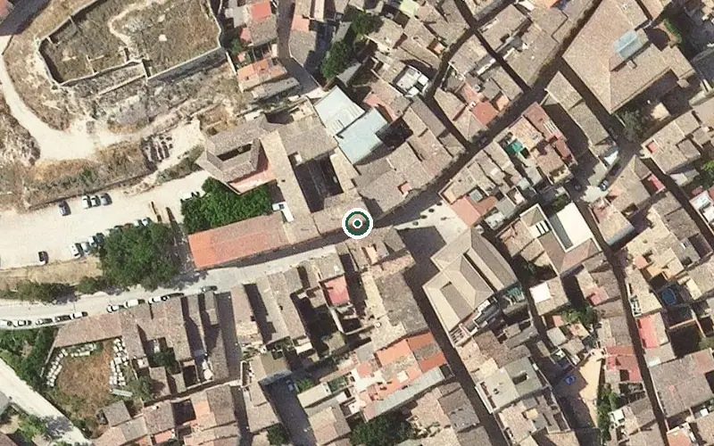 Vista aérea de la ubicación de Centre de dia de la gent gran Sant Antoni de Tàrrega