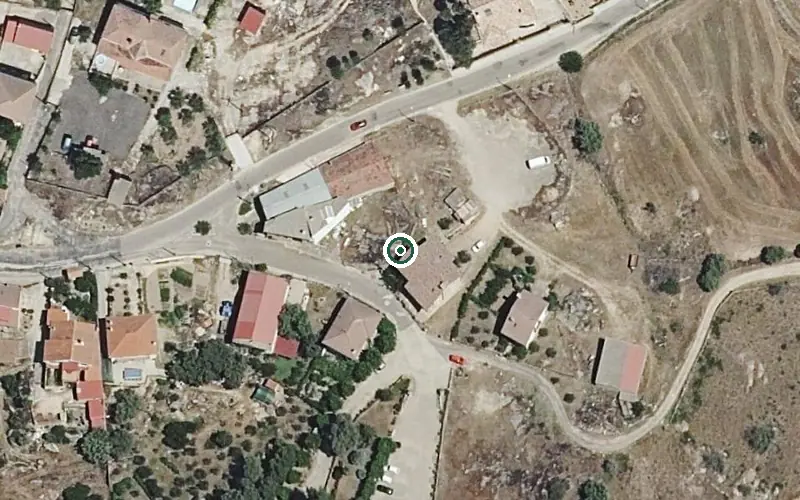 Vista aérea de la ubicación de Residencia para Personas Mayores Conchita Regojo