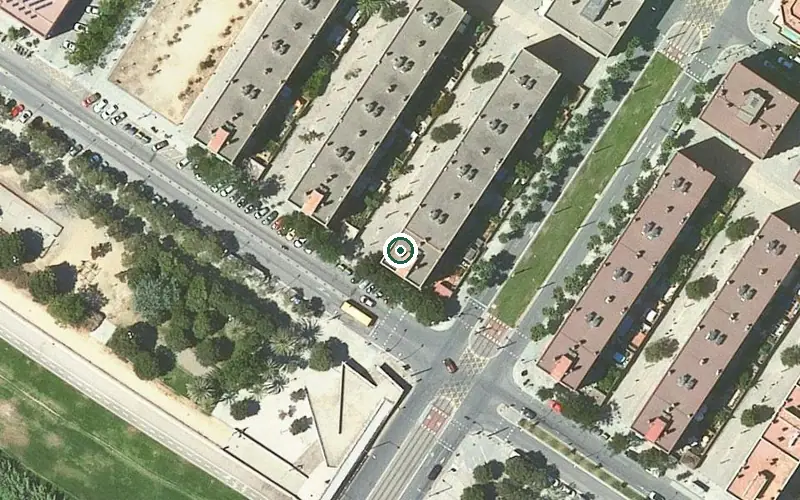 Vista aérea de la ubicación de Pis compartit per a gent gran-3