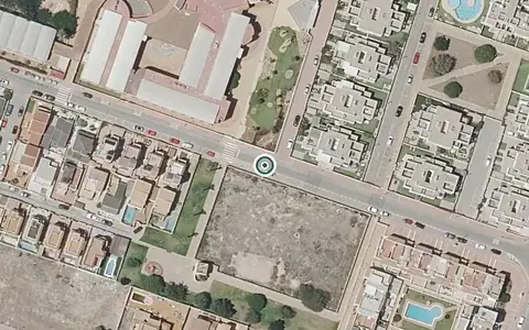 Vista aérea de la ubicación de Residencia para Personas Mayores Dependientes la Inmaculada