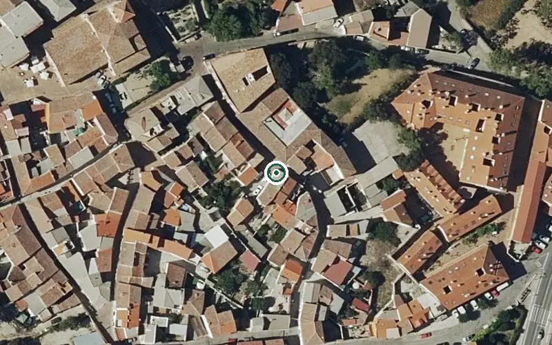 Vista aérea de la ubicación de Residencia Carabaña