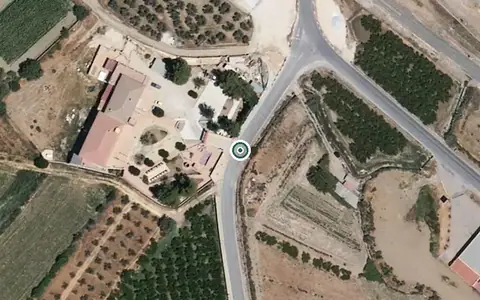 Vista aérea de la ubicación de Centro Residencial para Mayores Fuente Soto