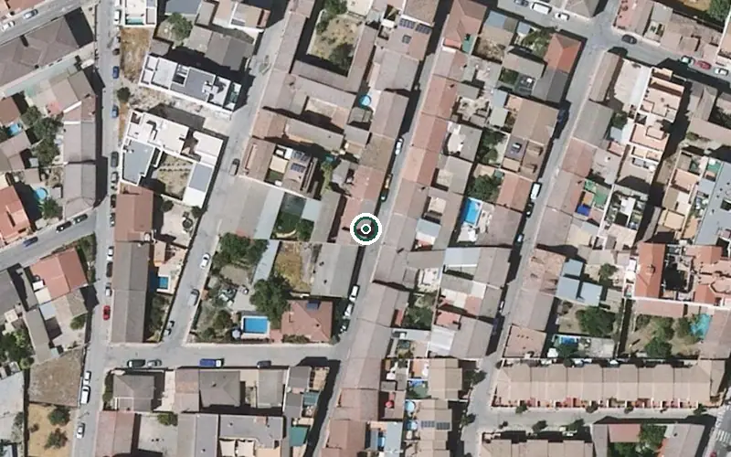 Vista aérea de la ubicación de Residencia para Mayores Santa Bárbara