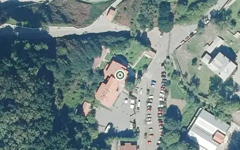 Vista aérea de la ubicación de Residencia Clínica Rozona