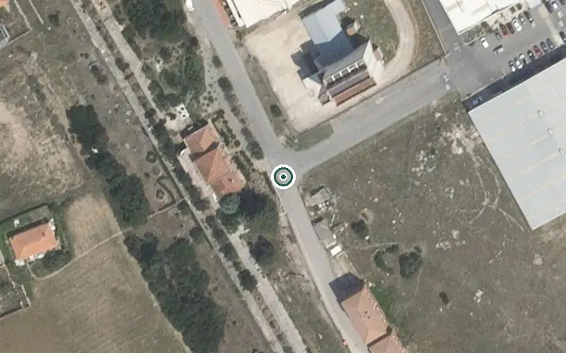 Vista aérea de la ubicación de Residencia el Caballero