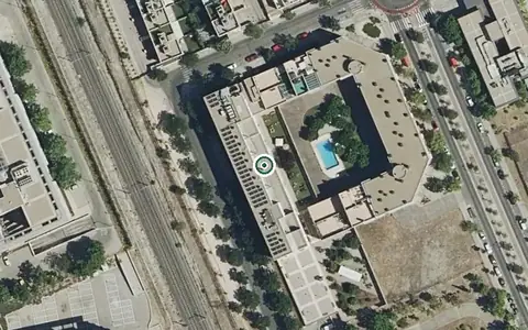 Vista aérea de la ubicación de Residencia Casablanca Rivas