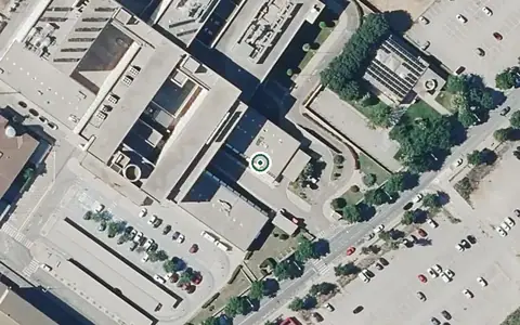Vista aérea de la ubicación de Centro de Día P.m.d. Vinaros