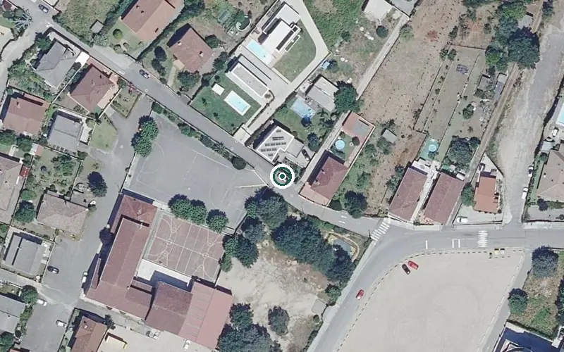 Vista aérea de la ubicación de Centro de Día Navuxil