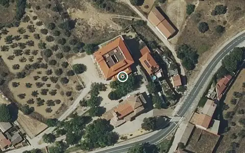 Vista aérea de la ubicación de Residencia de Mayores Municipal San Roque