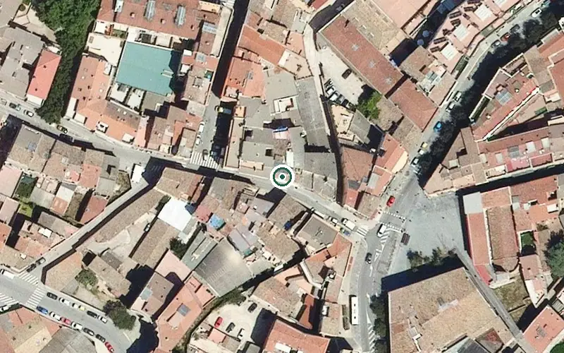 Vista aérea de la ubicación de Residència Geriàtrica Valldaura