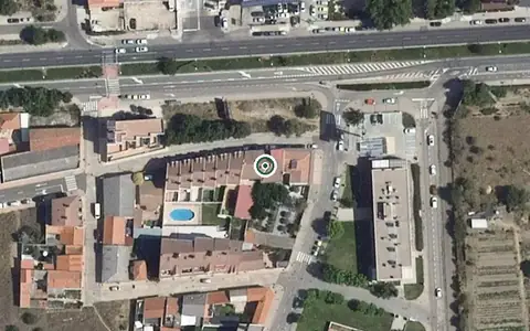 Vista aérea de la ubicación de Residencia de Personas Mayores los Ángeles