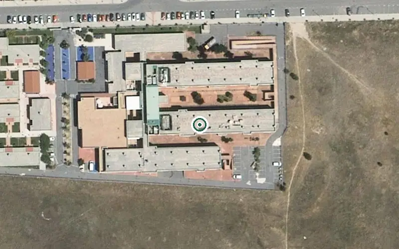 Vista aérea de la ubicación de Unidad de Estancias Diurnas del Centro de Día Ávila i