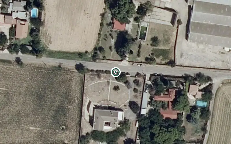 Vista aérea de la ubicación de Residencia Luz de María