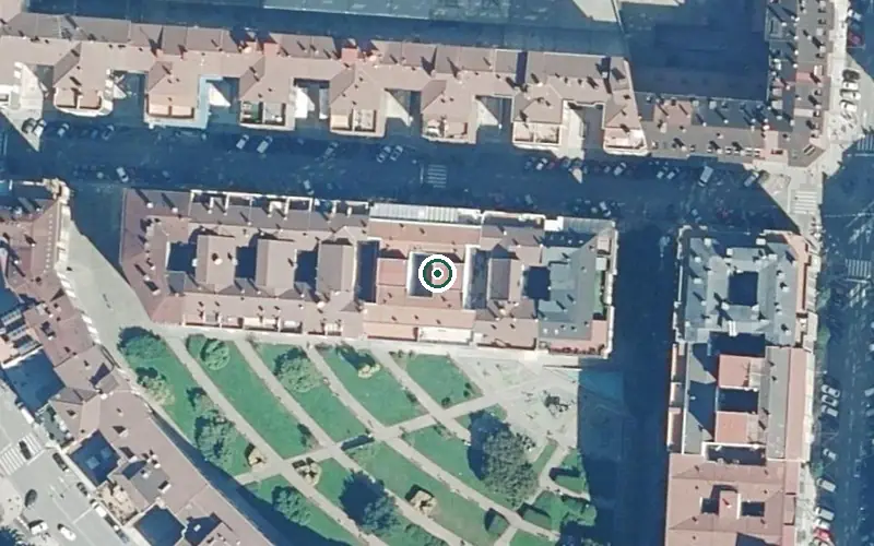Vista aérea de la ubicación de Centro de Día El Quirinal