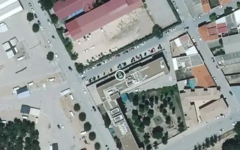Vista aérea de la ubicación de Residencia de Mayores Don Quijote