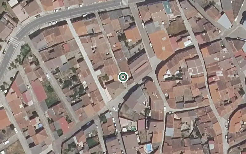 Vista aérea de la ubicación de Residencia de Mayores con Centro de Día de Alía