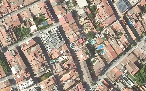 Vista aérea de la ubicación de Centre de dia Santa Clara