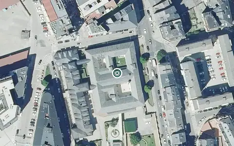 Vista aérea de la ubicación de Residencia San Roque-lugo
