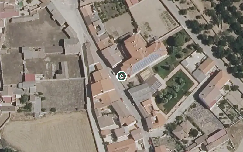 Vista aérea de la ubicación de Residencia de Mayores Sequera Espejel